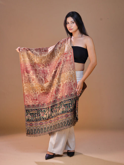 Women's Jamawar Wool Stole
